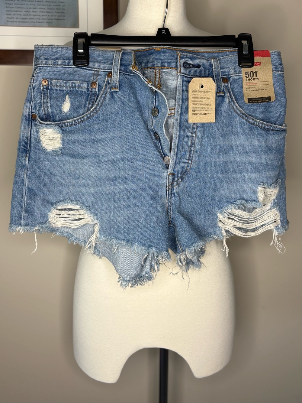 Levi's 501 High Rise Jean Shorts